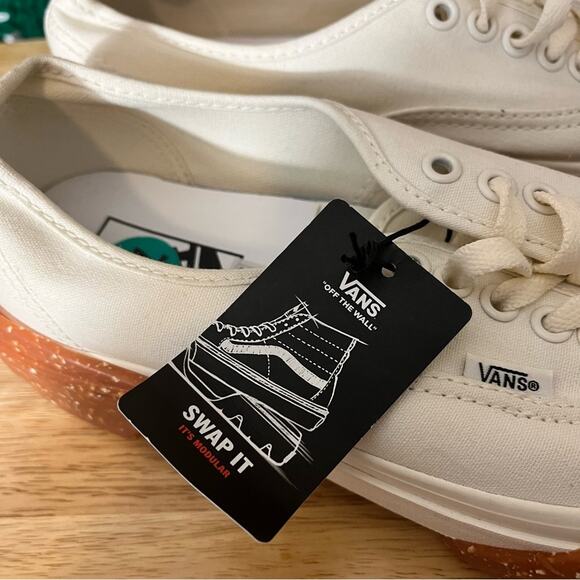 Vans White Anaheim Factory Modular Speckled Gum Shoes Size 9 - Picture 3 of 12